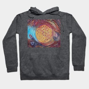 Flower of Life, element earth Hoodie